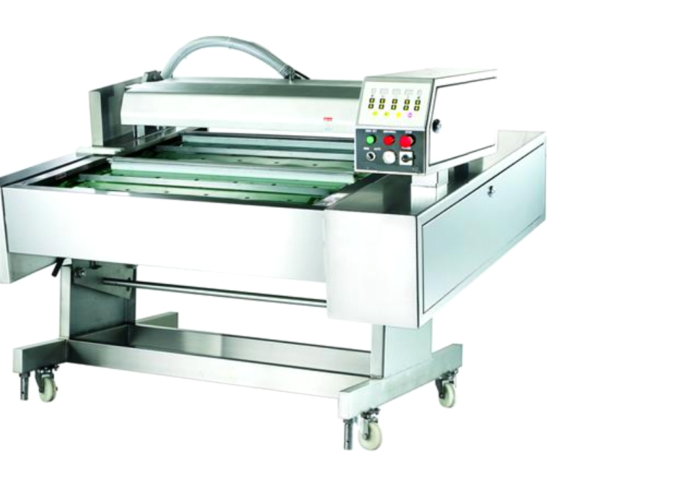 CONTINUOUS BELT TYPE AUTOMATIC VACUUM PACKAGING MACHINE CONTINUOUS BELT TYPE AUTOMATIC VACUUM PACKAGING MACHINE